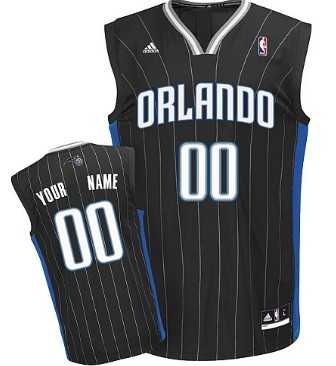 Men & Youth Customized Orlando Magic Black Jersey->customized nba jersey->Custom Jersey